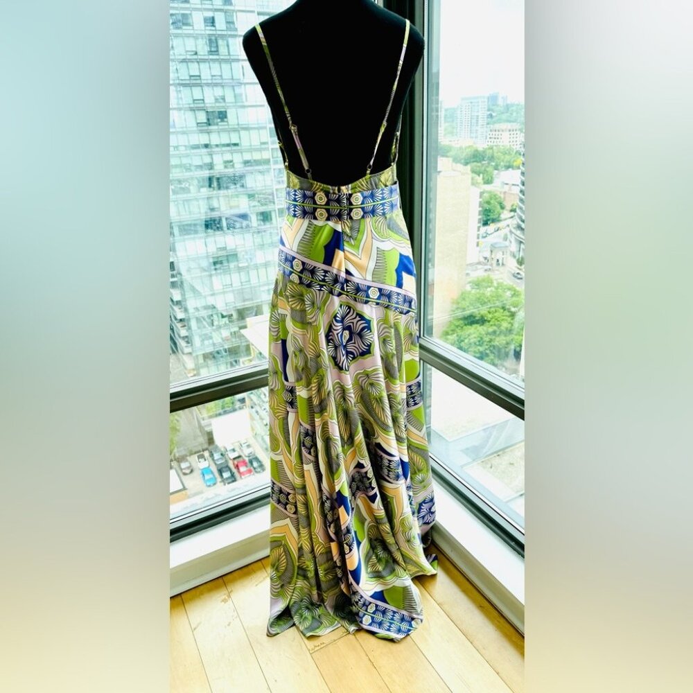 🆕 BRONX & BANCO 🧿 NWOT Leo Bali Gown - SIZE S - US 4 - Picture 8 of 16